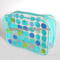 Clear PVC packaging bag for cosmetics and gifts
